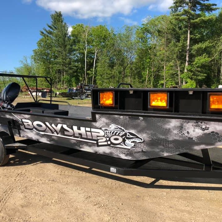 mark & matt olson Custom Bowfishing Boat