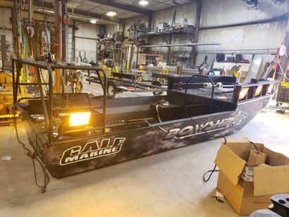 mark & matt olson Bowfishing Boat