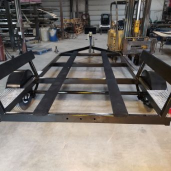 black trailer custom built