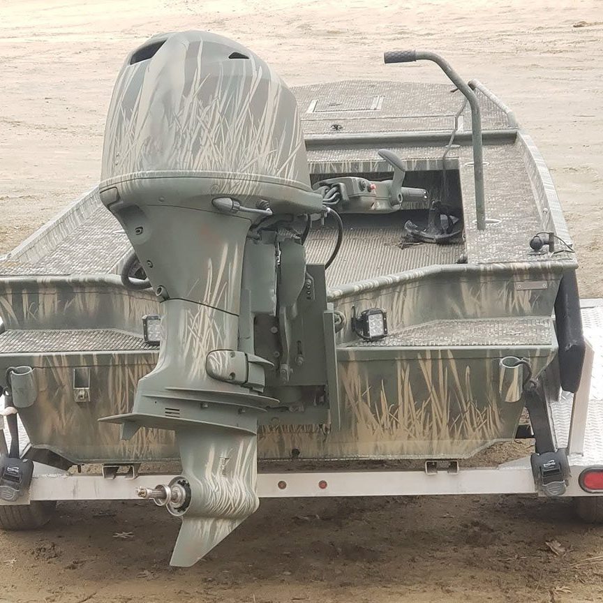 Custom camo paint job