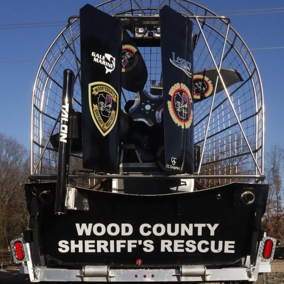 Sheriff rescue airboat